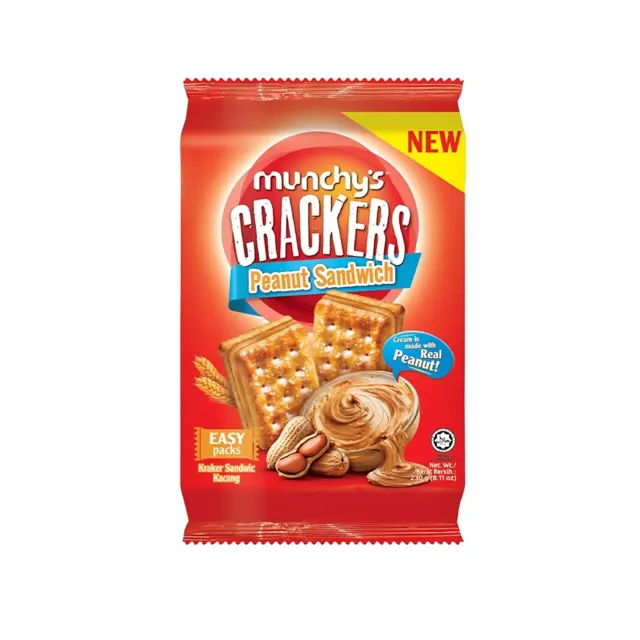 Munchys Crackers Peanut Sandwich 230g