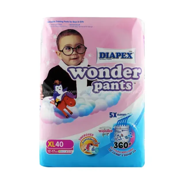 Diapex Easy Tape Baby Diapers Mega Pack (Extra Large) 46pcs/pack