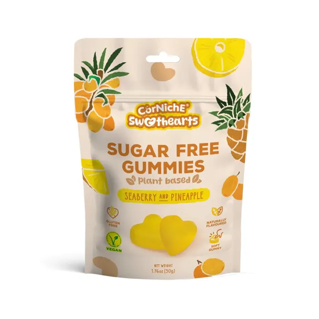 Corniche Sweethearts Sugar Free Gummies Seaberry and Pineapple
