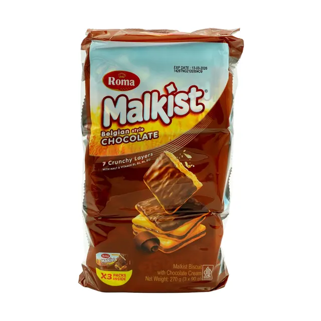 Roma Malkist Bbq Crackers 105g x 3pcs/pack