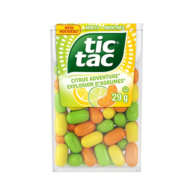 Tic Tac Liliput Box Orange 7pcs/pack x 40g