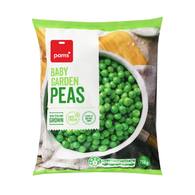 Pams Frozen Peas Garden 1kg