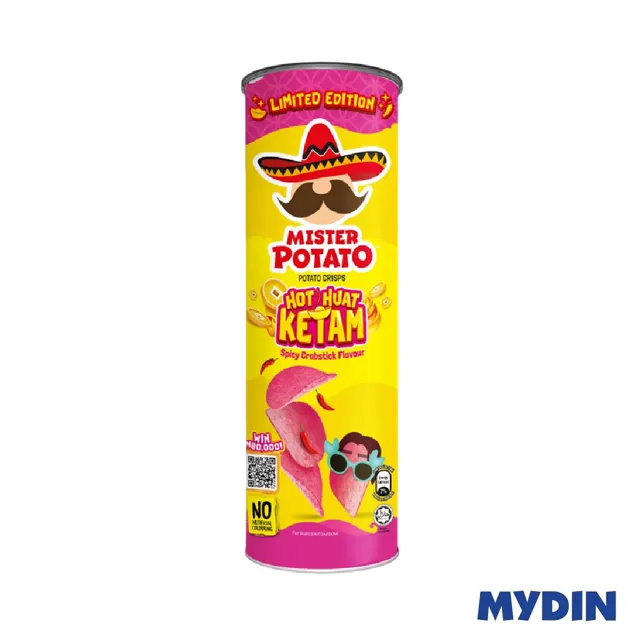 Mr Potato Crisps Spicy Sour X Sweet Limited Edition 125g