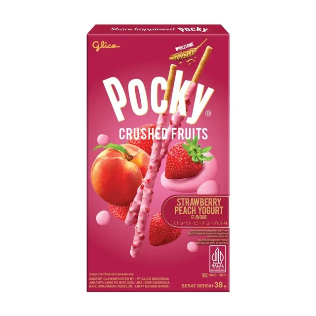 Pocky Crushed Cashews & Coconut White Chocolate 25g