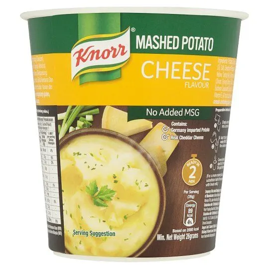 Knorr Cup Mashed Potato Cheese 26g
