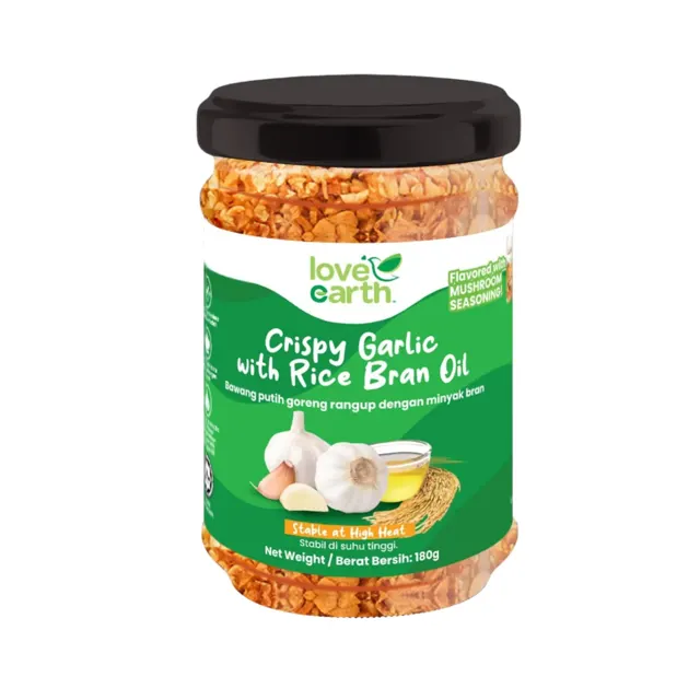 Love Earth Crispy Shallot with Rice Bran Oil 180g