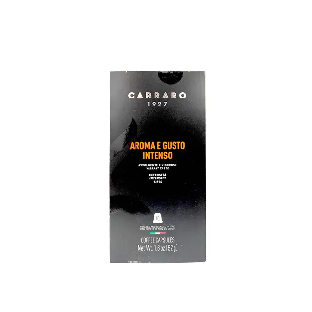Carraro Dolci Arabica Aluminum Capsules 5.5g x 10
