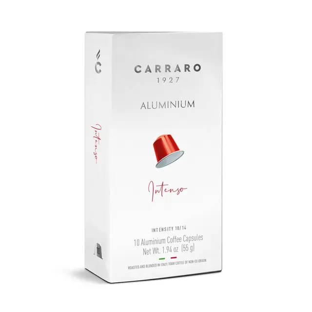 Carraro Intenso Aluminum Capsules 5.5g x 10