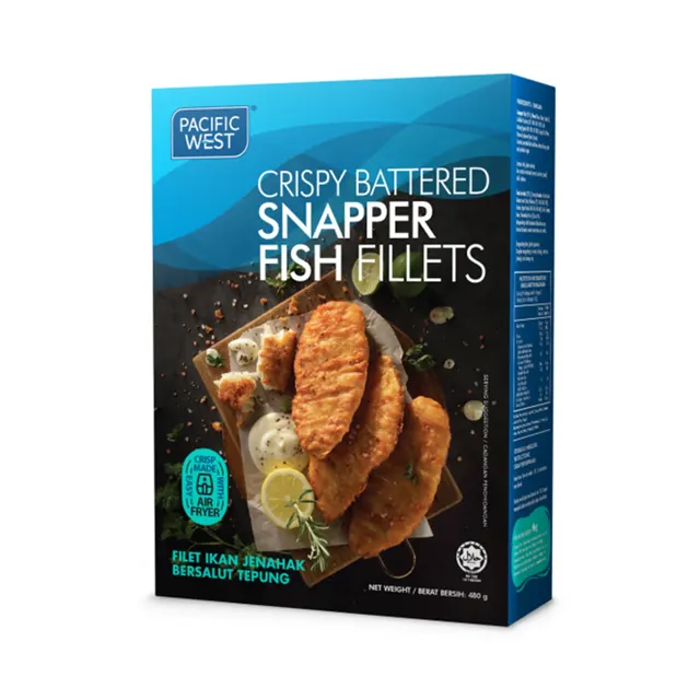 Pacific West Tempura Natural Calamari Rings 500g