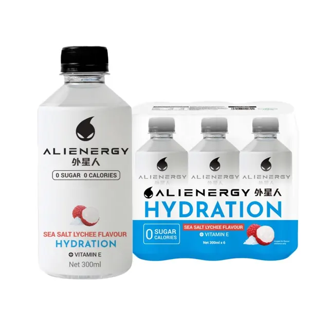 Alienergy Sea Salt Lychee Drink 600ml