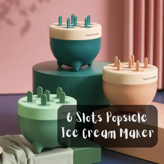6 Slots Popsicle Ice Cream Maker