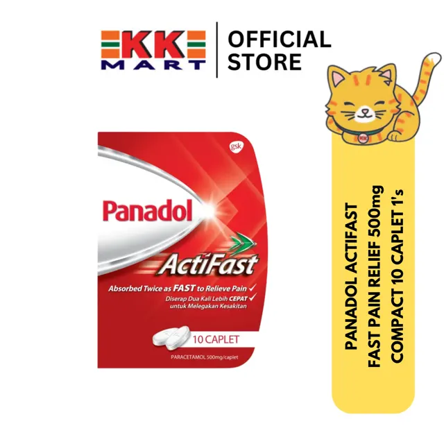 Panadol Actifast Fast Pain Relief 500mg Compact 10S [Expiry Date - 10/2/2027