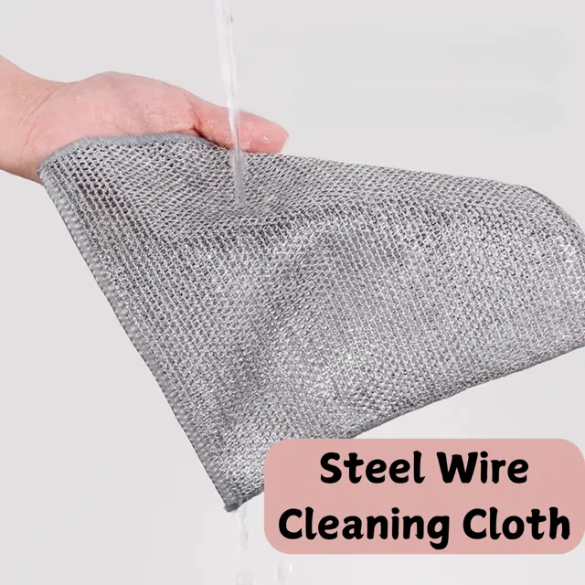 Steel Wire Cleaning Cloth 1's