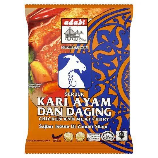 Adabi Serbuk Kari Ayam dan Daging (Chicken and Meat Curry Powder) 250g