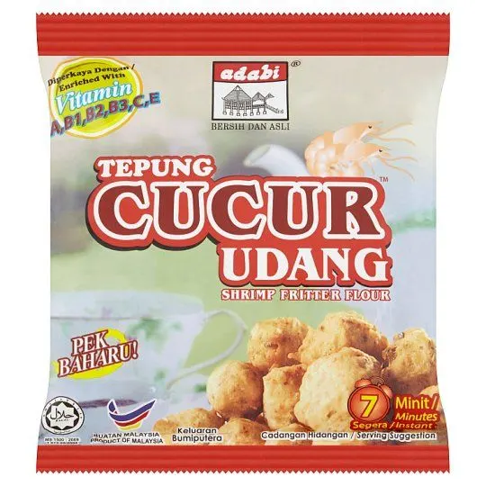 Adabi Tepung Cucur Ikan Bilis (Anchovy Fritter Flour Mix) 200g