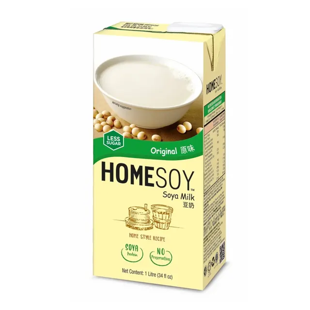 Homesoy No Sugar Added Soy Milk Drink Value Pack 1L x 4