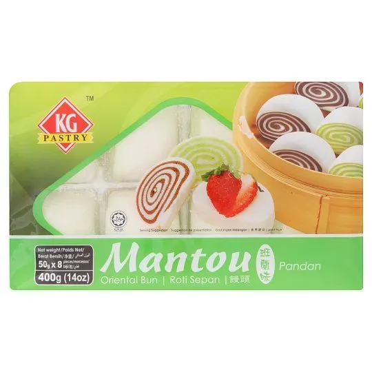 KG Mantou Pandan 400g