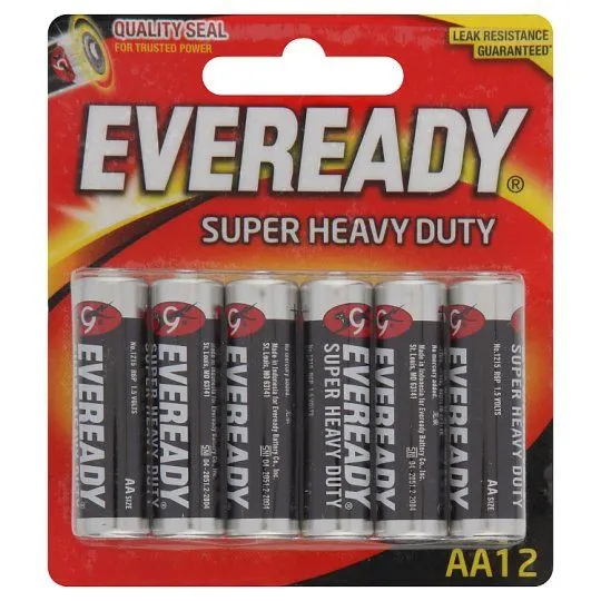 Eveready Shd Battery 1215bp12 Aa