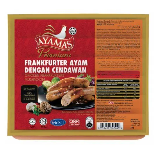 Ayamas Prem Frank ( Mushroom ) 235g