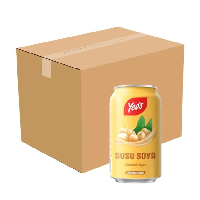 Yeo's Soya Bean Milk Less Sugar 6's 250ml