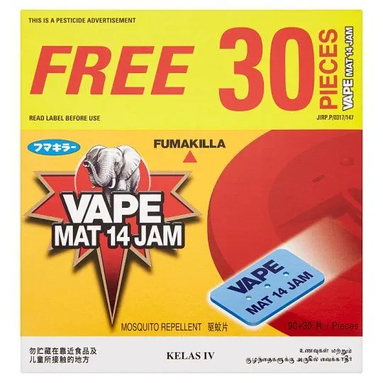 Fumakilla Vape Mat Family-90s
