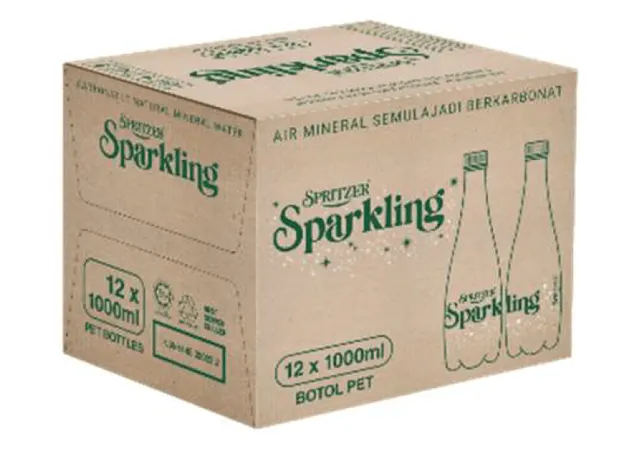 Spritzer Sparkling Mineral Water 1L
