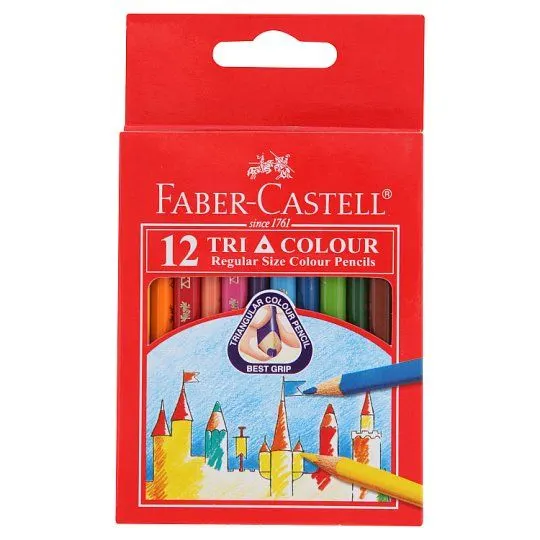 Fc Tri Grip Colour Pencils 12S