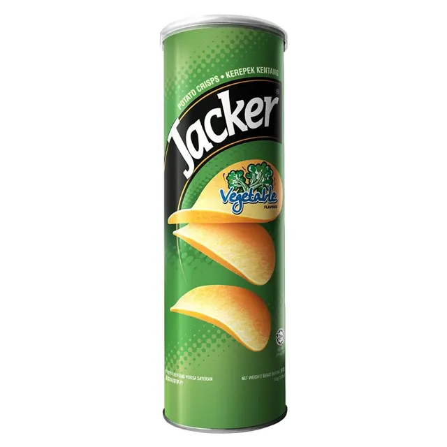 Jacker Potato Crisp Vegetable 110g