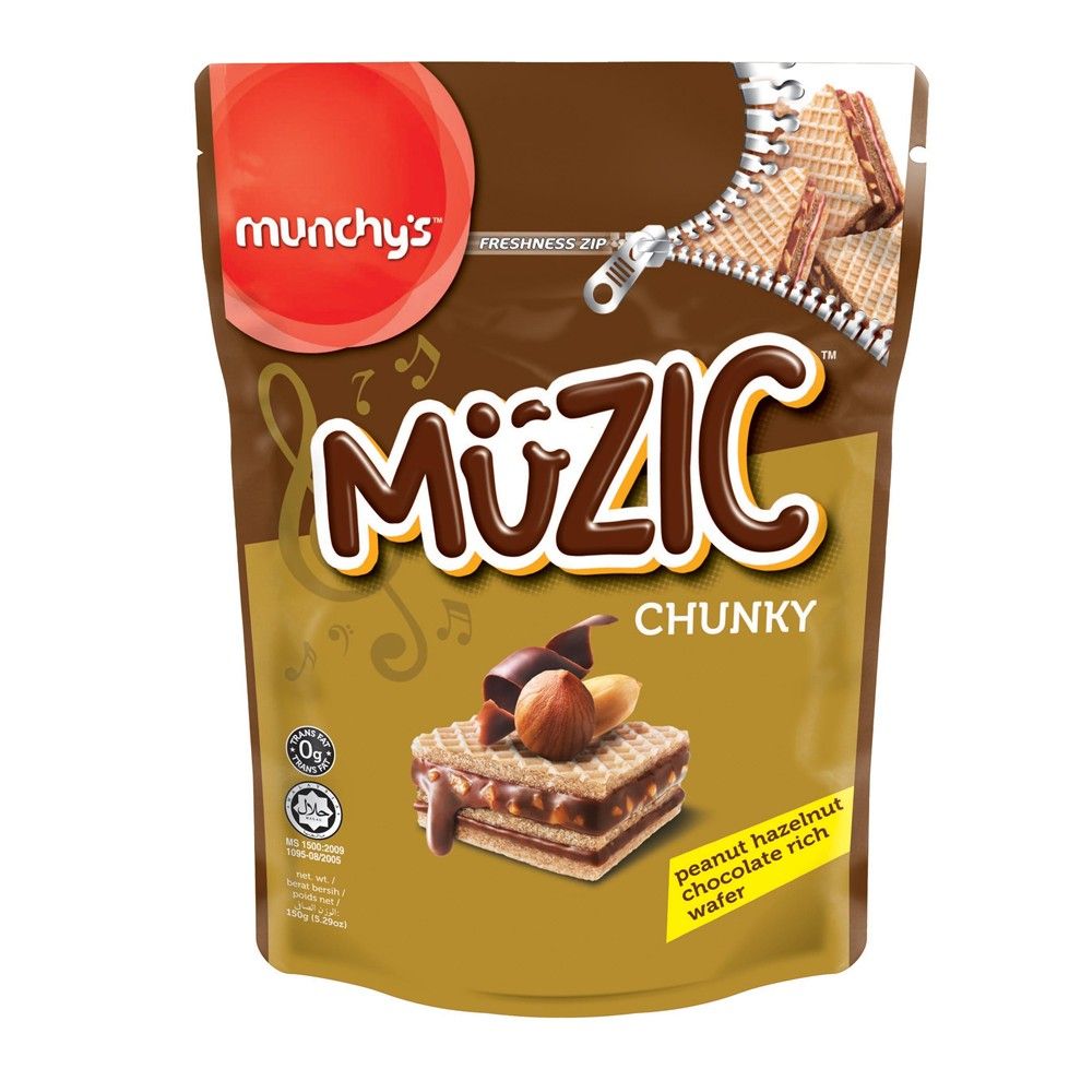 Muzic Nuss Choc+hzlnut 150g