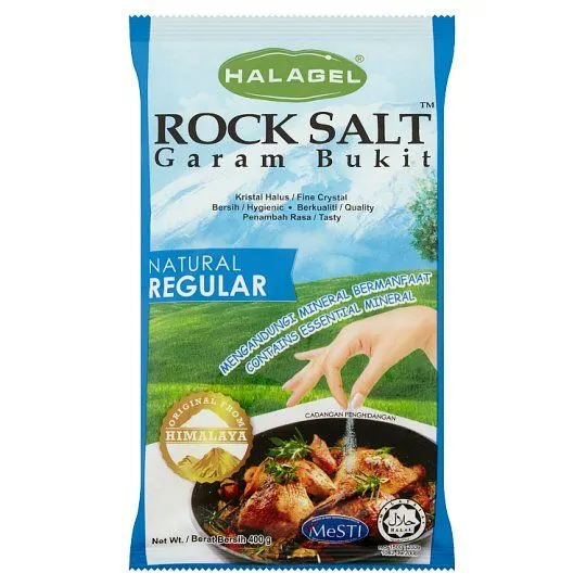 Halagel Rock Salt Natural Regular 400g