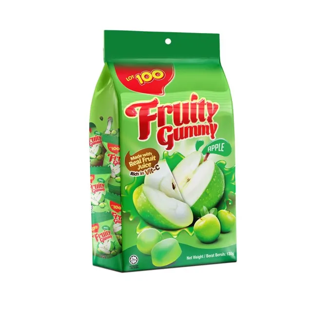 Lot 100 Gummy Jelly Apple 130g