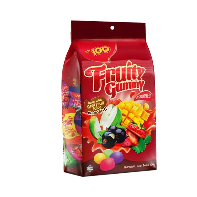 Lot 100 Gummy Jelly Assorted 130g