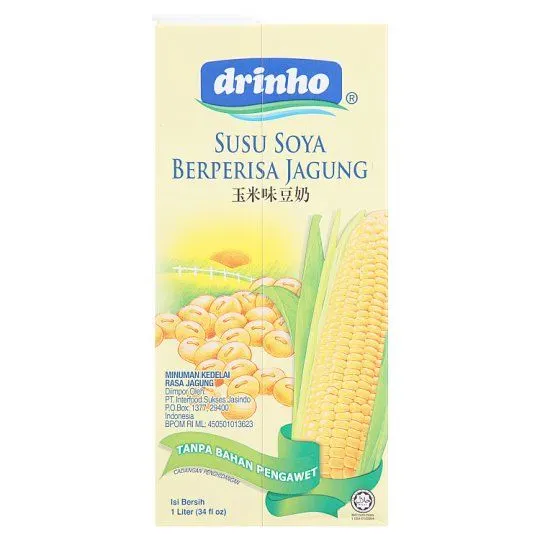 Drinho Soya Milk Corn 1L