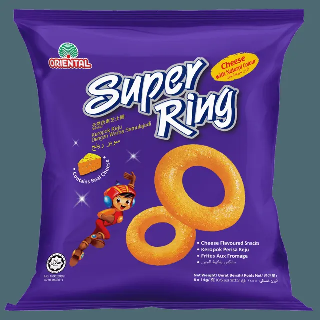 Super Ring/oriental Snacks 8 x 14g Assorted