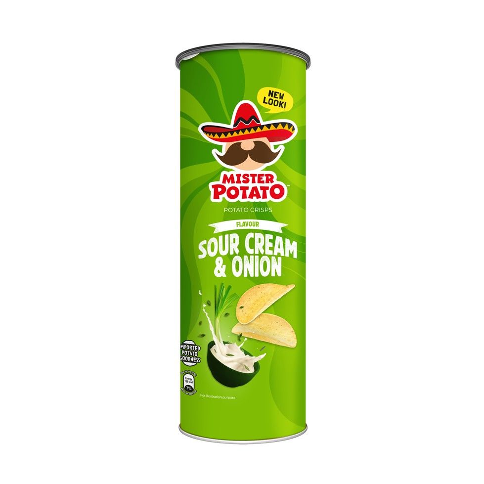 Mister Potato Sour Crm+onion Crips 125g