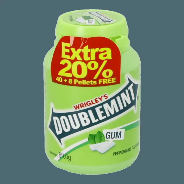Wrigley Doublemint Pellet Btl 55.4g