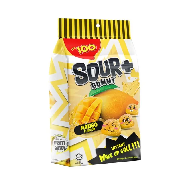 Lot 100 Sour Plus Mango 95g