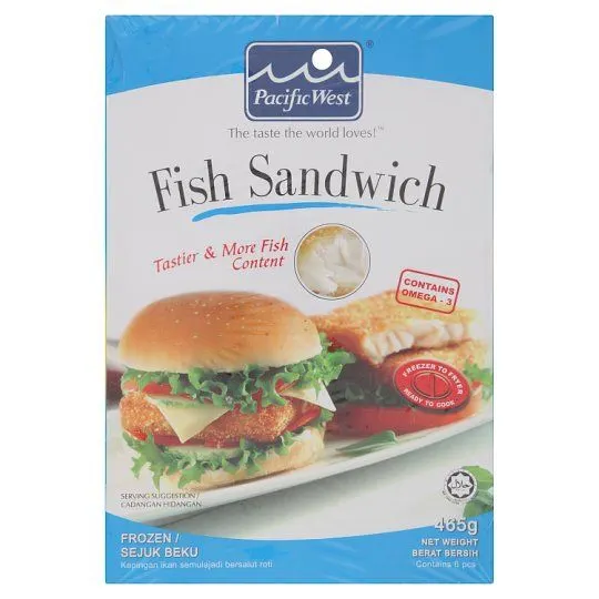 P/west Fish Sandwich 465g