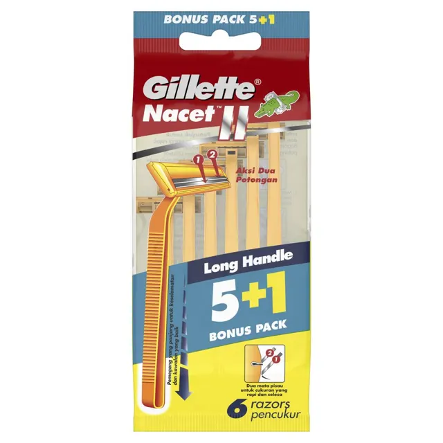 Gillette Nacet2 Long Handle 5+1