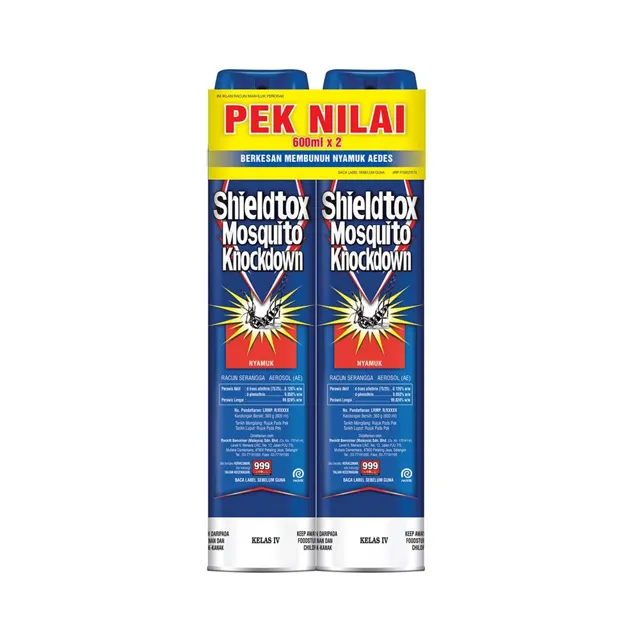 Shieldtox Ae Mosquito Knockdown/Shieldtox Aerosol 8-H Night/Shieldtox Aerosol Multi-Ins…