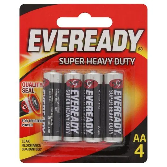 Eveready Shd Batteries 1215bp4 4aa