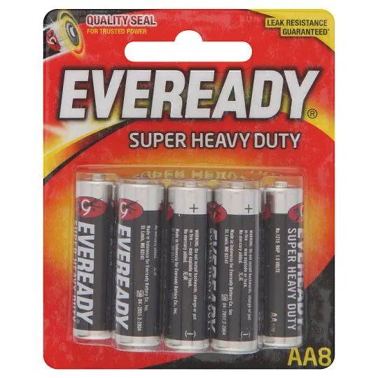 Eveready Shd Batteries 1215bp8 8aa