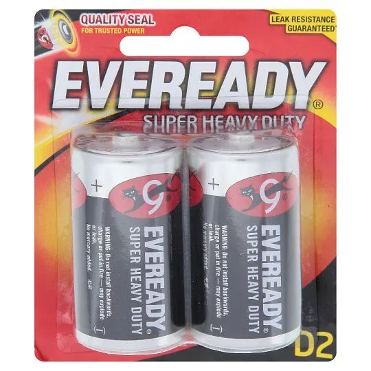 Eveready Shd Batteries 1250bp2 2d