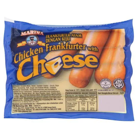 Marina Chic Sausage W Cheese 300g