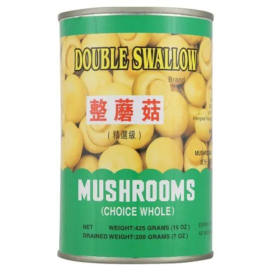 Double Swallow Button Mushroom 425g