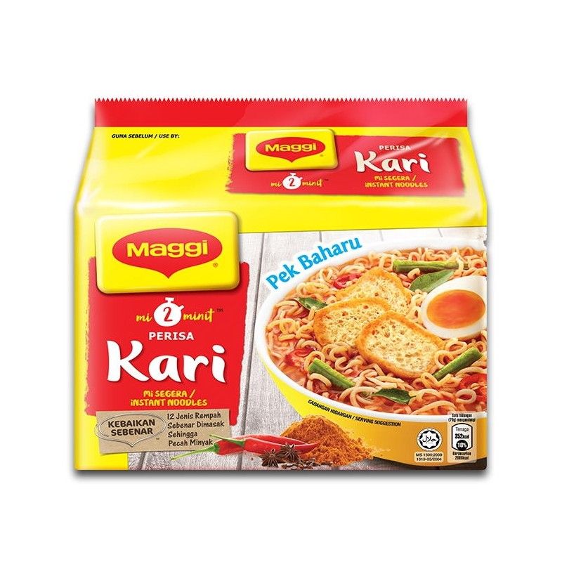 Maggi 2 Min Noodle Curry 5×79g