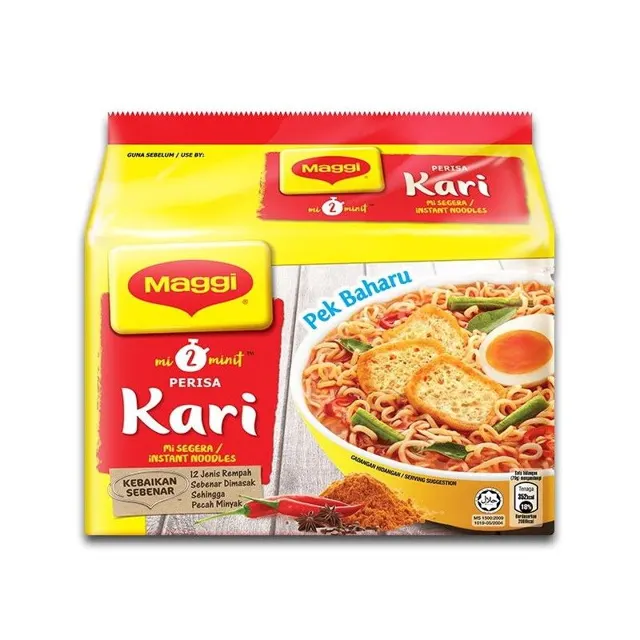Maggi 2 Min Noodle Curry 5×79g