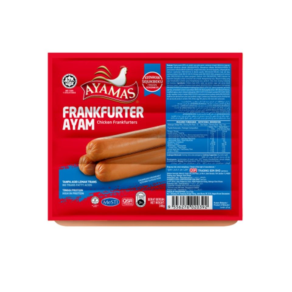 Ayamas Chicken Frankfurter 340g
