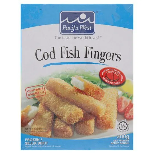 P/west Cod Fish Fingers 300g