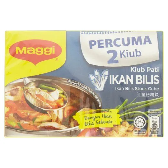 Maggi Ikan Bilis Stock 60g FOC 2 Cubes 6